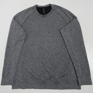 Lululemon Men's Engineered Warmth Long Sleeve Crew Black / White Size XL